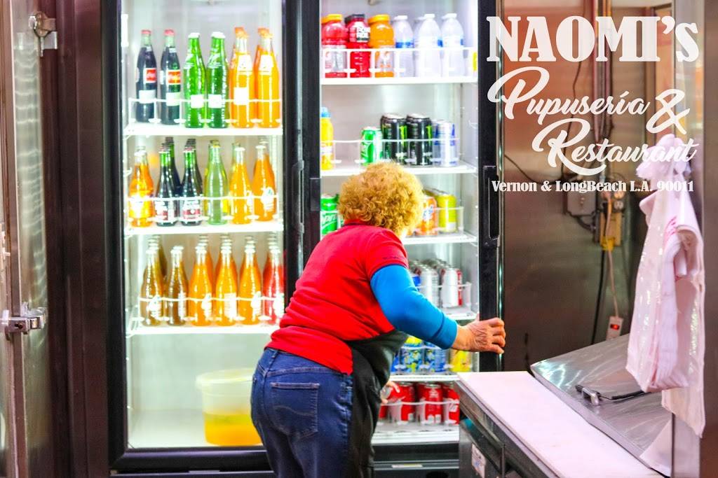 Naomis Pupusería and Restaurant | restaurant | 1682 E Vernon Ave, Los Angeles, CA 90011, USA | 3233257443 OR +1 323-325-7443