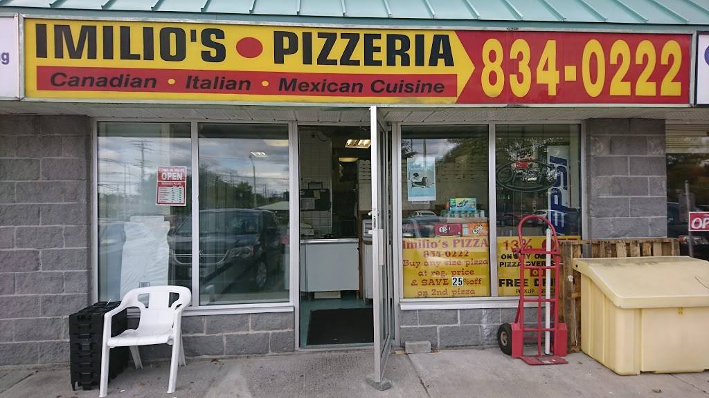 Imilios Pizzeria | restaurant | 110 Bearbrook Rd, Gloucester, ON K1B 3B9, Canada | 6138340222 OR +1 613-834-0222