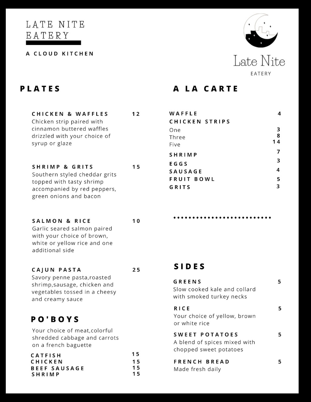 Late Nite Eatery | restaurant | 2000 Lee Rd, Cleveland Heights, OH 44118, USA | 2162457552 OR +1 216-245-7552