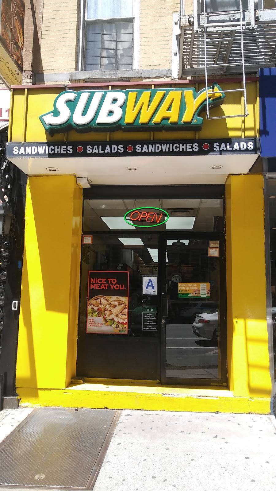 Subway Restaurants | restaurant | 1269-1271 1st Avenue, New York, NY 10065, USA | 2126286358 OR +1 212-628-6358