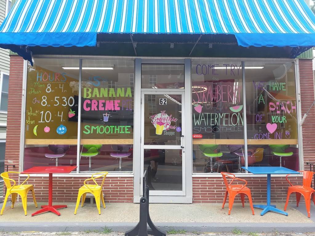 The Smoothie Bus Shoppe Concord | restaurant | 62 Pleasant St, Concord, NH 03301, USA | 6032648829 OR +1 603-264-8829