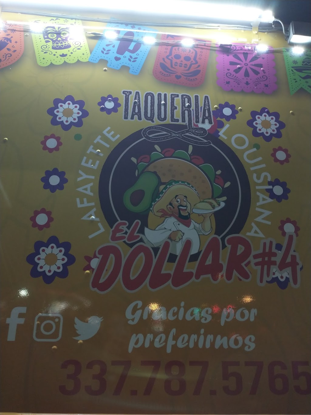 Taqueria El Dolar #4 | restaurant | 4742 W Congress St, Lafayette, LA 70506, USA | 3377875765 OR +1 337-787-5765