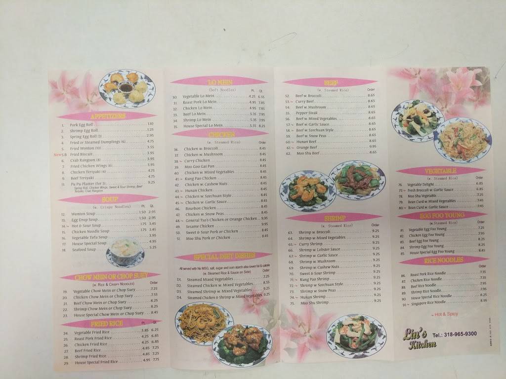 Lins Kitchen | restaurant | 4717 Palmetto Rd #9730, Benton, LA 71006, USA | 3189659300 OR +1 318-965-9300