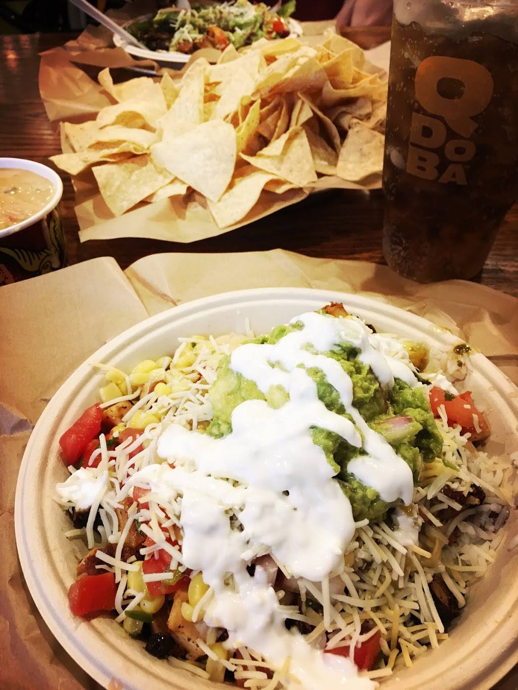 QDOBA Mexican Eats | restaurant | 7201 Hancock Village Dr, Chesterfield, VA 23832, USA | 8047390476 OR +1 804-739-0476