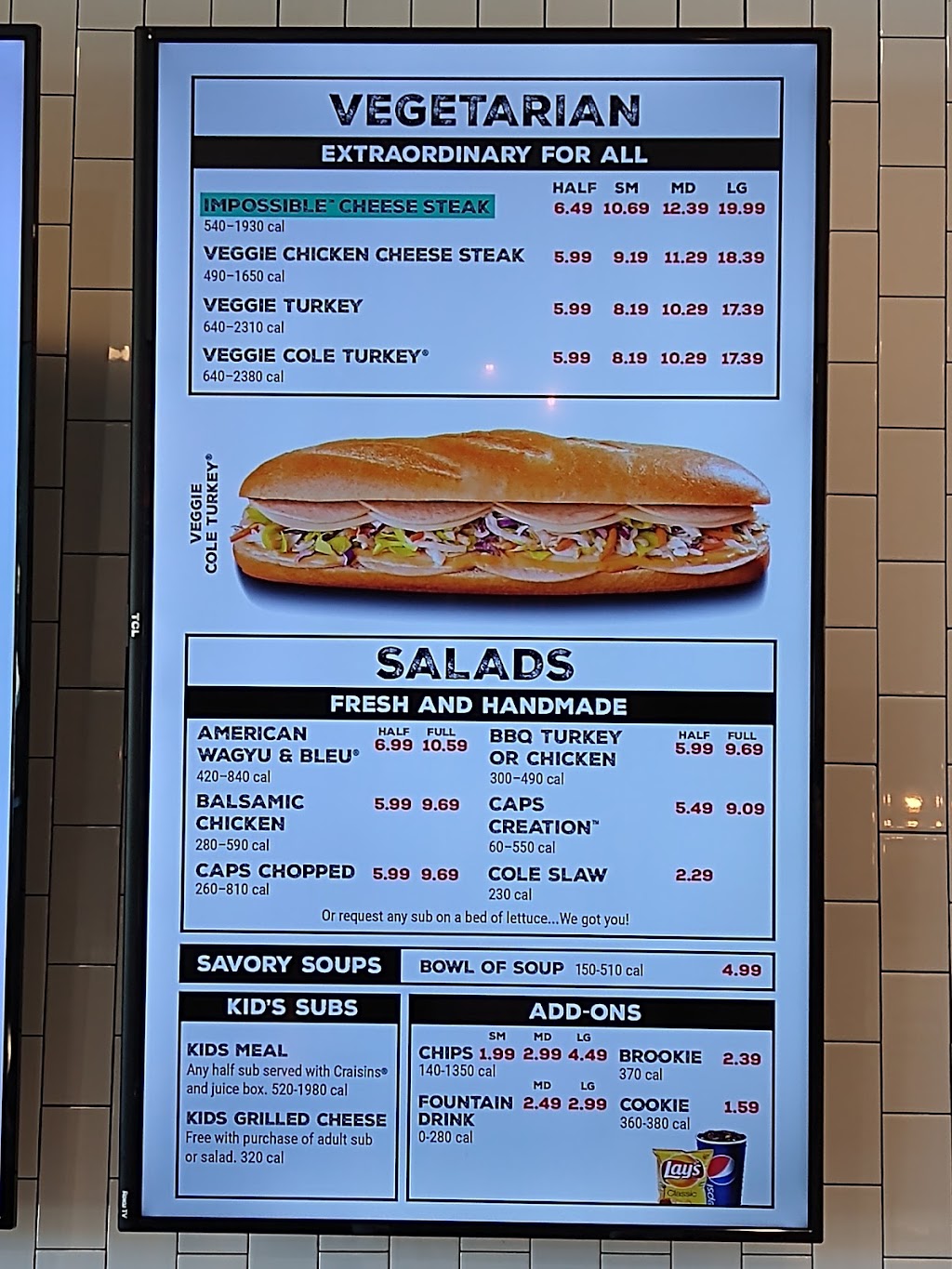 Capriottis Sandwich Shop | restaurant | 3540 Pioneer Pkwy Suite 107, Santa Clara, UT 84765, USA | 4352161800 OR +1 435-216-1800