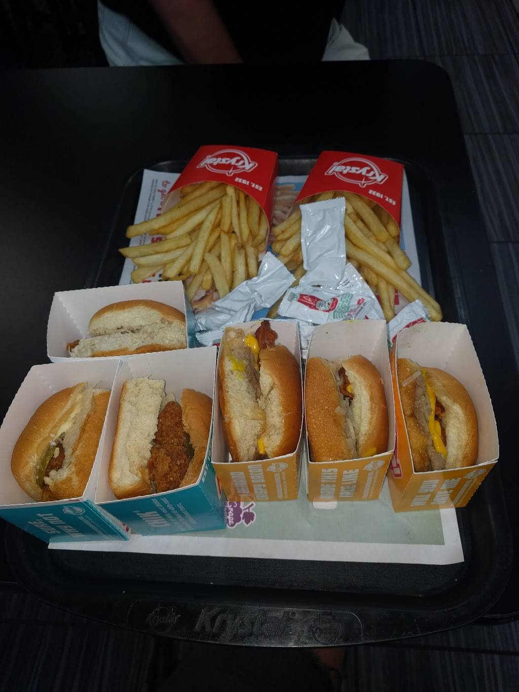 Krystal | restaurant | 1916 E Fletcher Ave, Tampa, FL 33612, USA | 8136311995 OR +1 813-631-1995