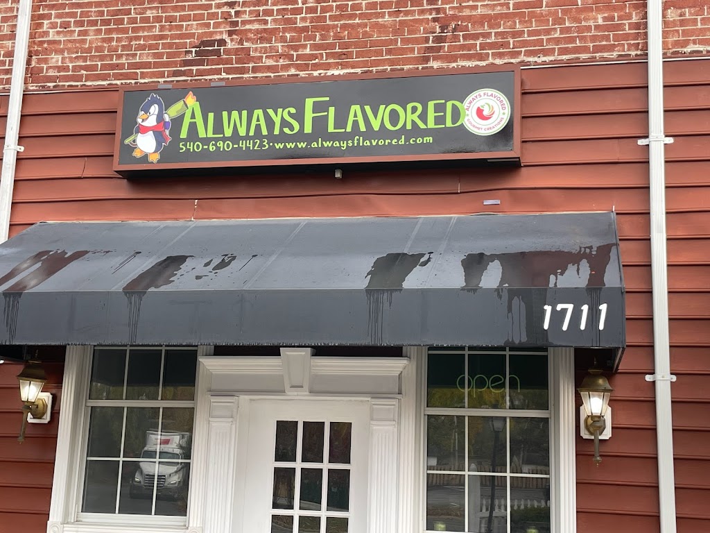 Always Flavored | restaurant | 1711 Princess Anne St, Fredericksburg, VA 22401, USA | 5406904423 OR +1 540-690-4423