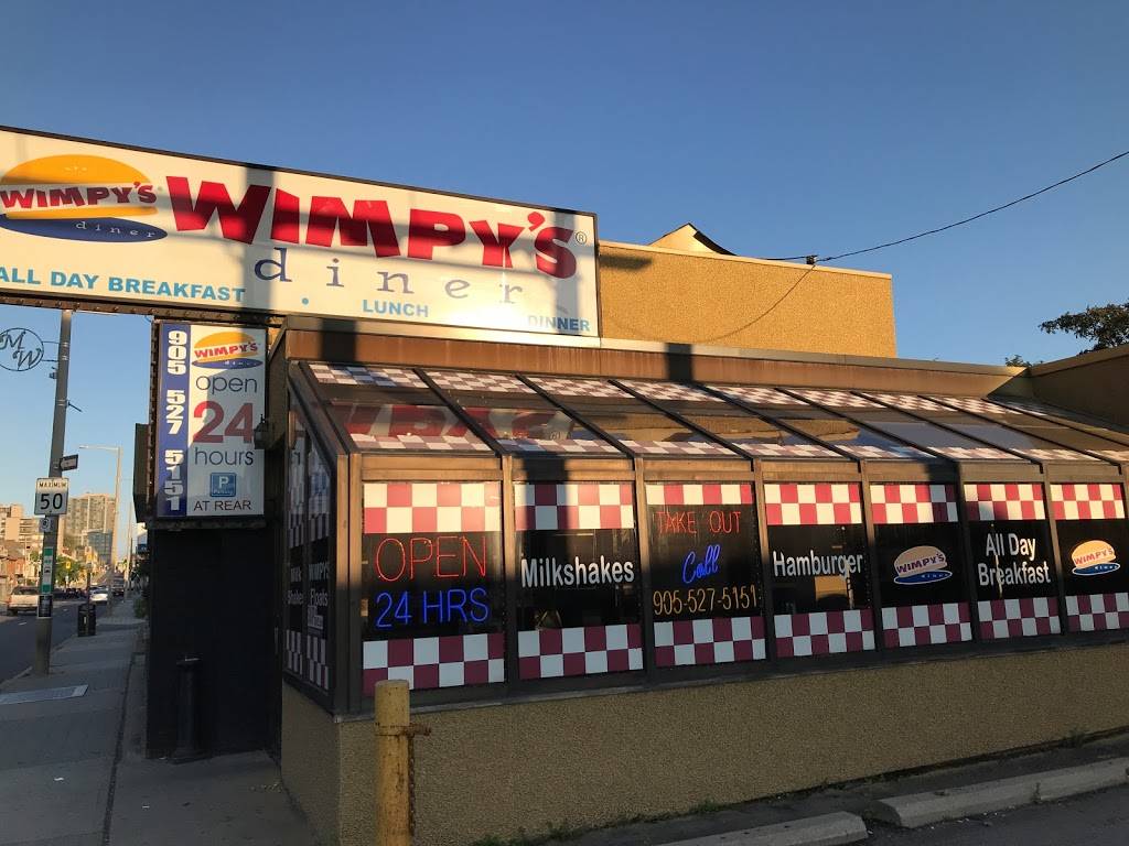 Wimpys Diner | restaurant | 405 Main St W, Hamilton, ON L8P 1K5, Canada | 9055275151 OR +1 905-527-5151