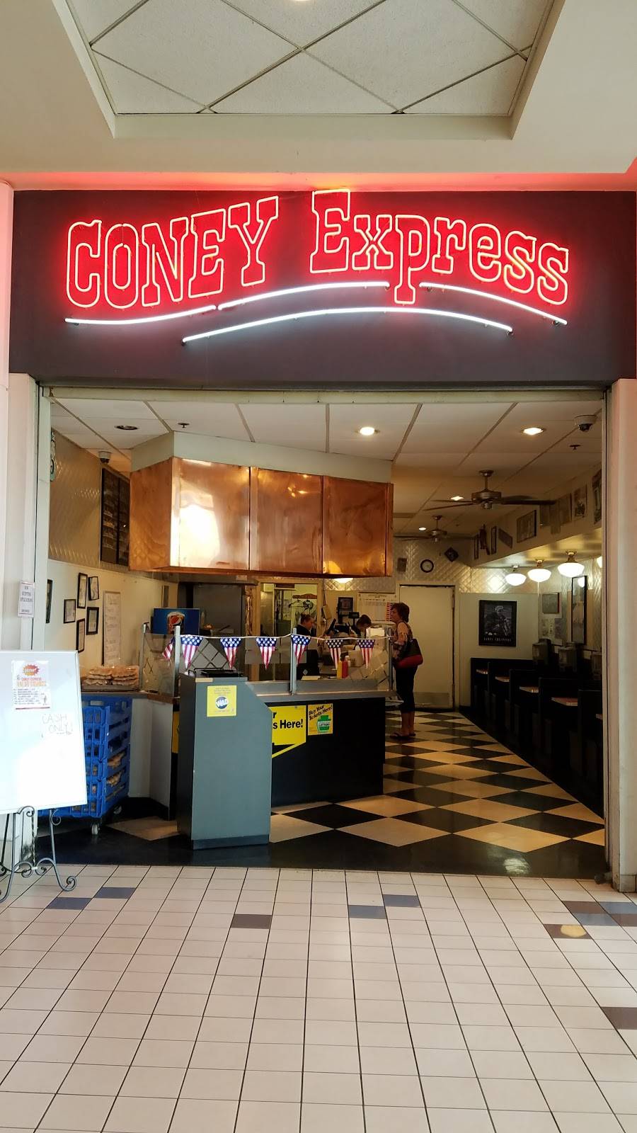 Coney Express | restaurant | 7200 Fairlane Village Mall, Pottsville, PA 17901, USA | 5704290753 OR +1 570-429-0753