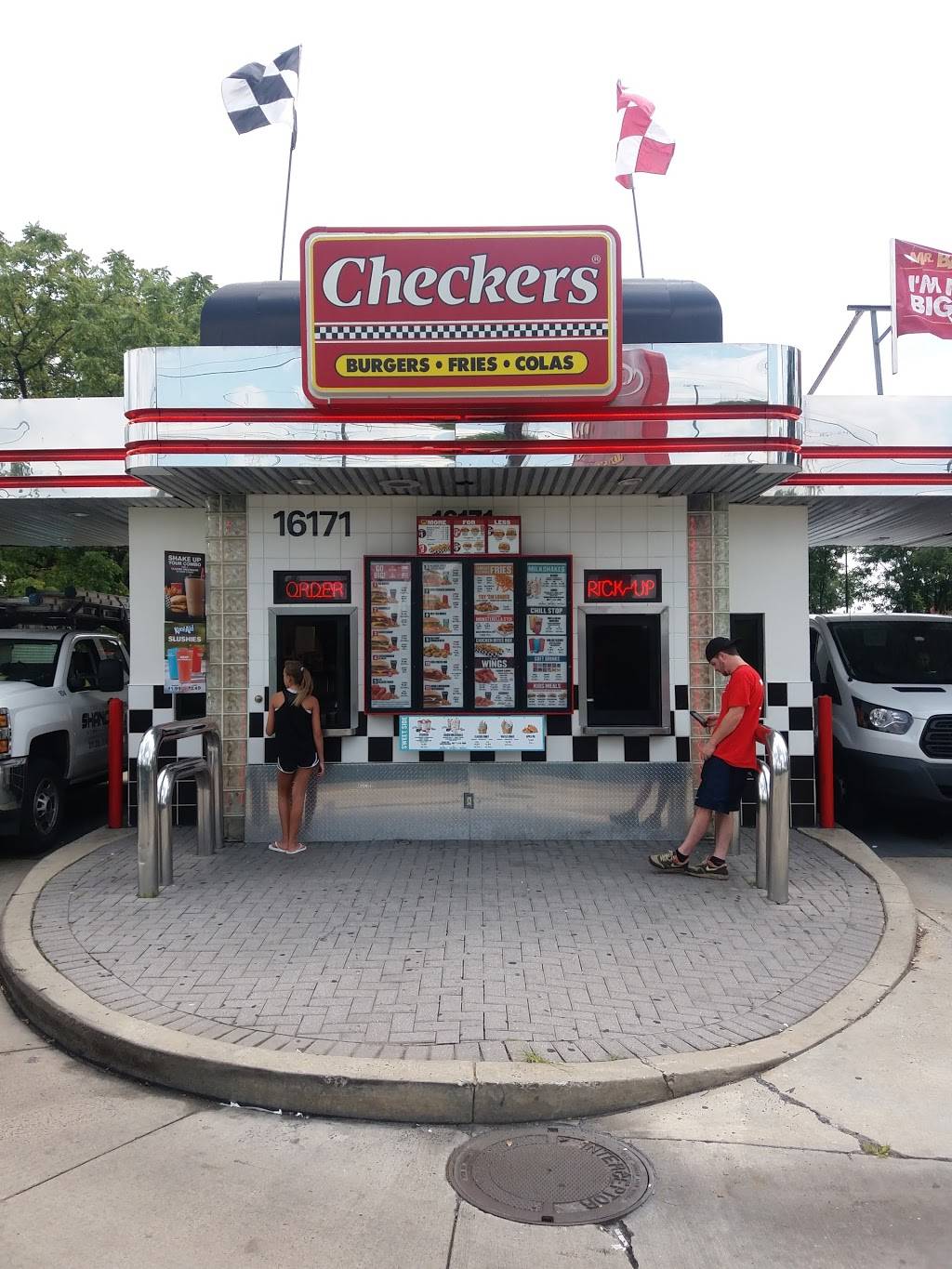 Checkers | restaurant | 16171 Shady Grove Rd, Gaithersburg, MD 20877, USA | 3015192480 OR +1 301-519-2480