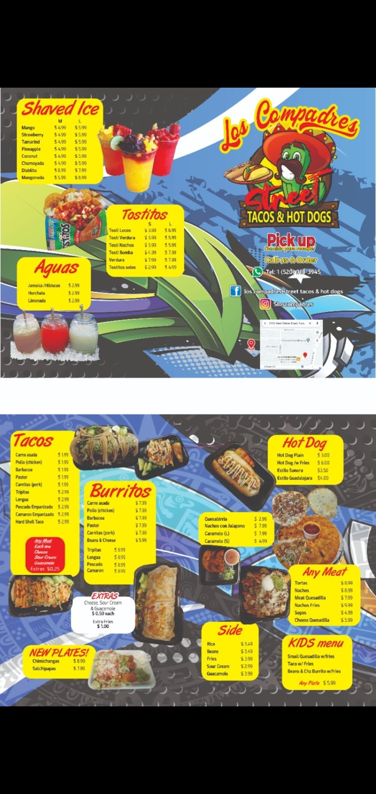 Los Compadre Street Tacos & Hotdogs | restaurant | 2202 W Drexel Rd, Tucson, AZ 85746, USA | 5209103945 OR +1 520-910-3945