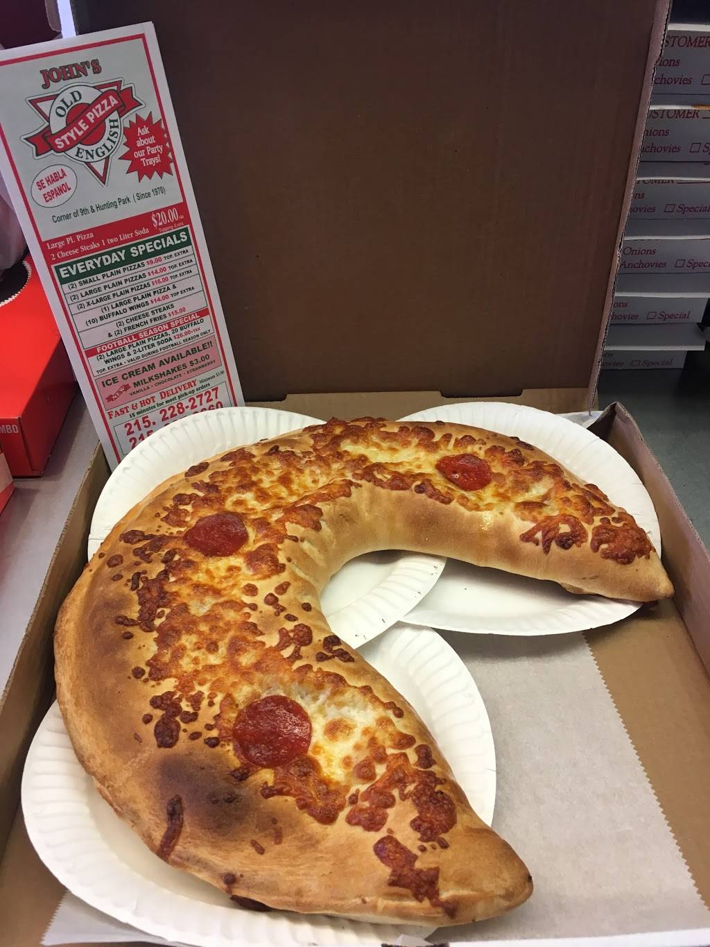 Old English Style Pizza | meal delivery | 4163 N 9th St, Philadelphia, PA 19140, USA | 2152282727 OR +1 215-228-2727