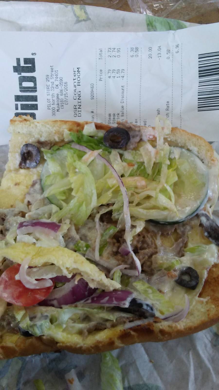 Subway | restaurant | 3006 N 32nd St, Muskogee, OK 74401, USA | 9186860590 OR +1 918-686-0590