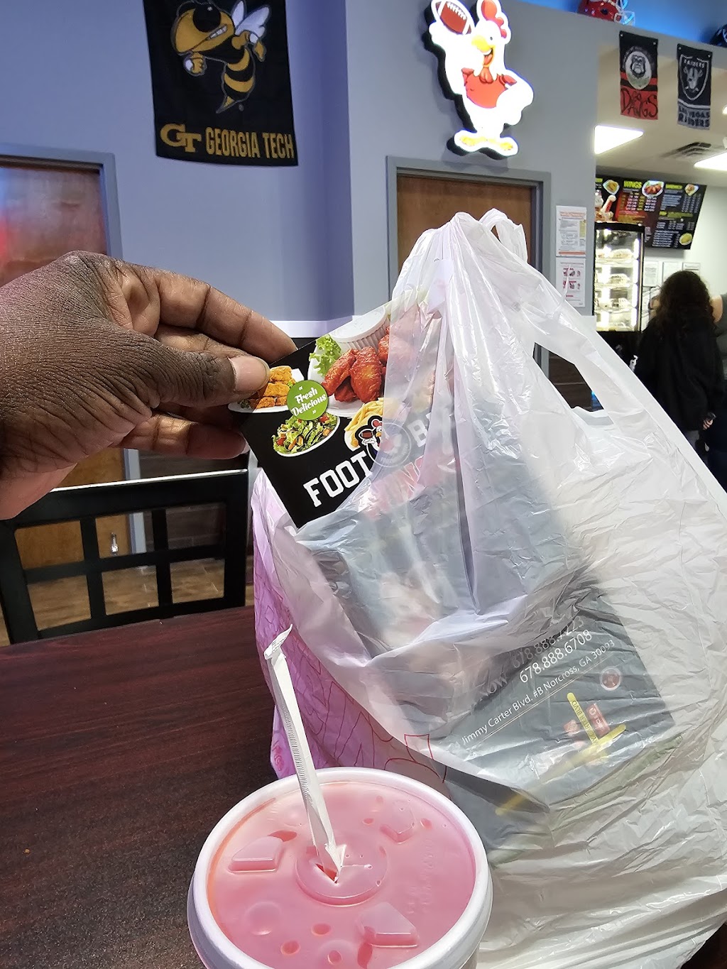 Football Wings | restaurant | 4124 Jimmy Carter Blvd Suite B, Norcross, GA 30093, USA | 6788886708 OR +1 678-888-6708