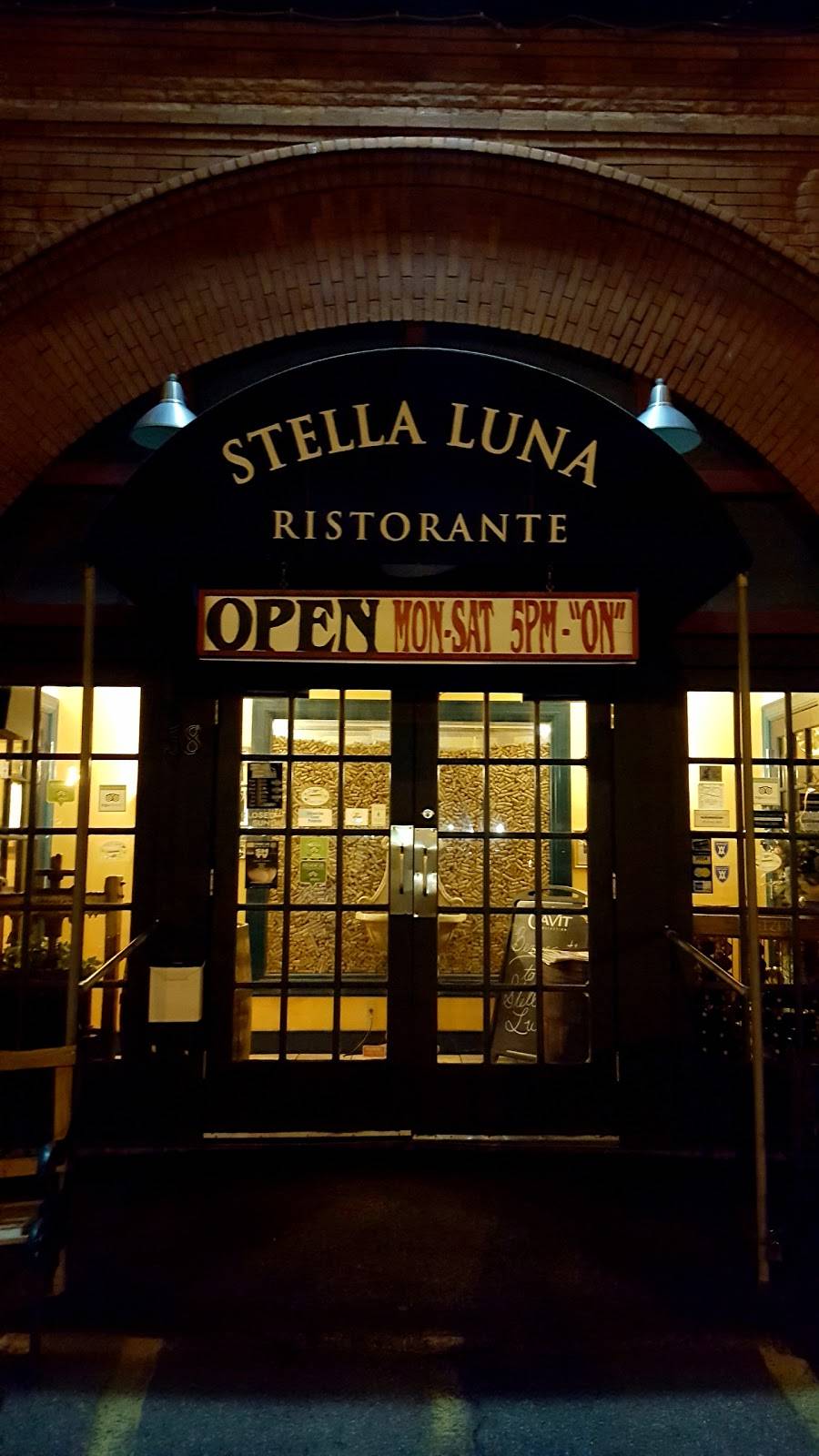 Stella Luna Ristorante | restaurant | 58-60 Market St, Oneonta, NY 13820, USA | 6074337646 OR +1 607-433-7646