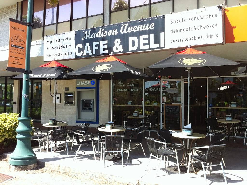 Madison Avenue Cafe and Deli | cafe | 28 N Boulevard of the Presidents, Sarasota, FL 34236, USA | 9413883354 OR +1 941-388-3354