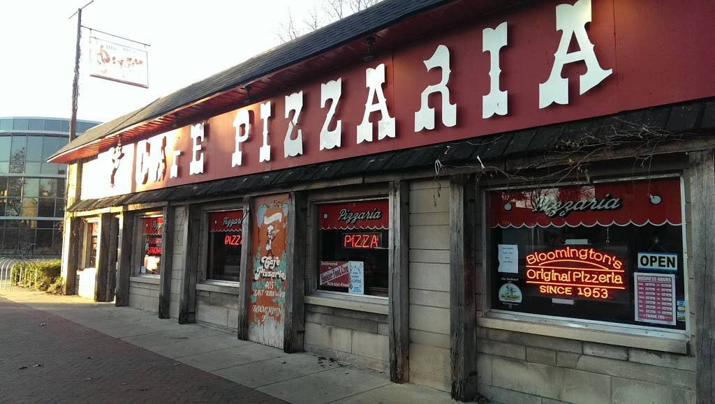 Cafe Pizzaria | restaurant | 4036, 405, E Kirkwood Ave, Bloomington, IN 47408, USA | 8123322111 OR +1 812-332-2111