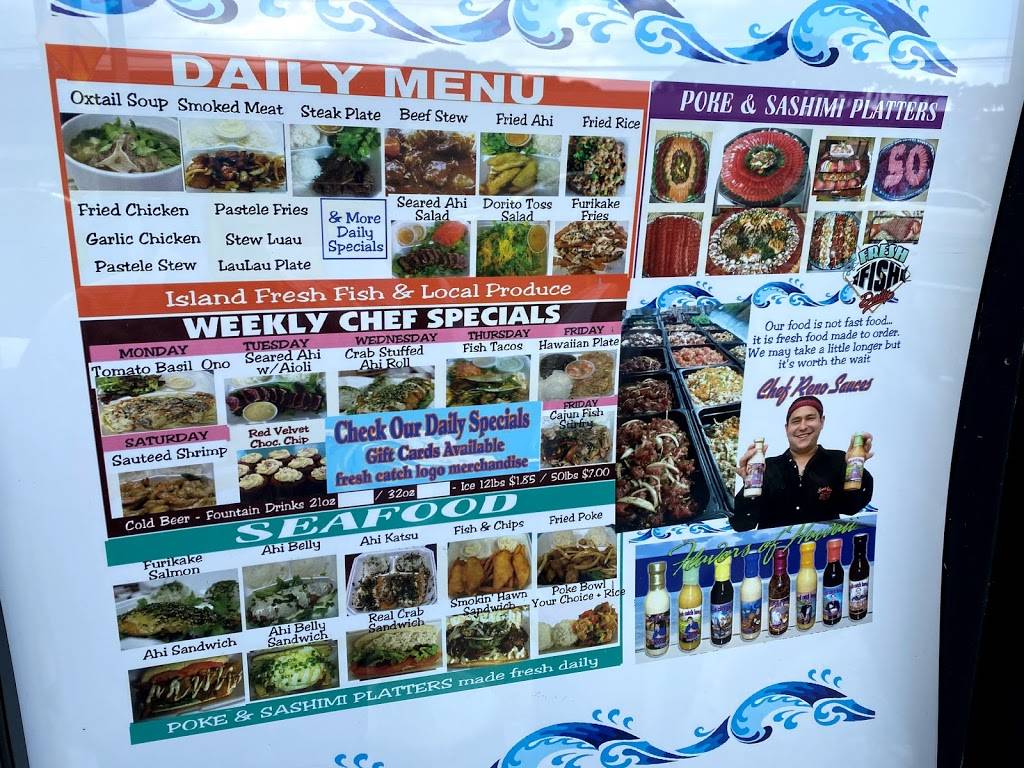 Fresh Catch Kaneohe | restaurant | 45-1118 Kamehameha Hwy, Kaneohe, HI 96744, USA | 8082357653 OR +1 808-235-7653