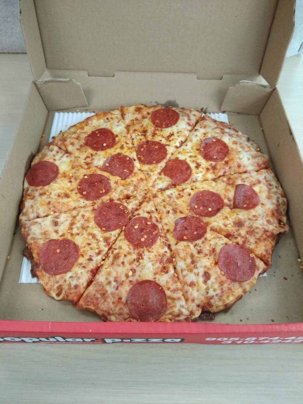 Popular Pizza | restaurant | 499 Ray Lawson Blvd, Brampton, ON L6Y 4E6, Canada | 9058744242 OR +1 905-874-4242