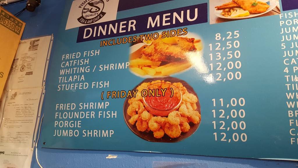 Fish & Amp Chips | restaurant | 555 Throop Ave, Brooklyn, NY 11216, USA | 7182490711 OR +1 718-249-0711