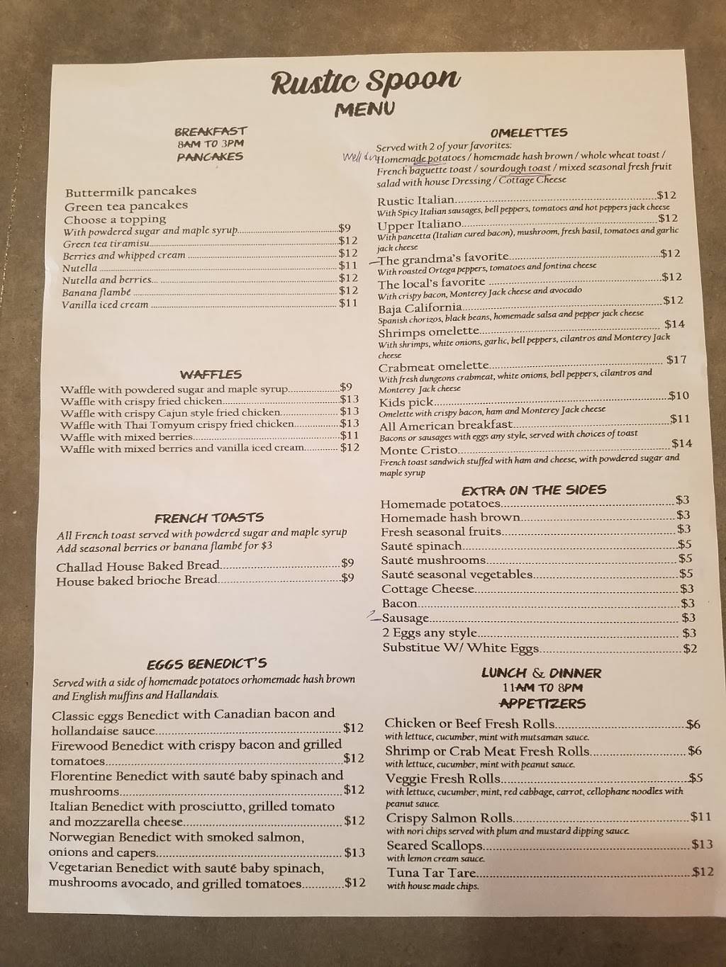 Rustic Spoon - Valley Village | restaurant | 12500 W Magnolia Blvd, Valley Village, CA 91607, USA | 8183583736 OR +1 818-358-3736