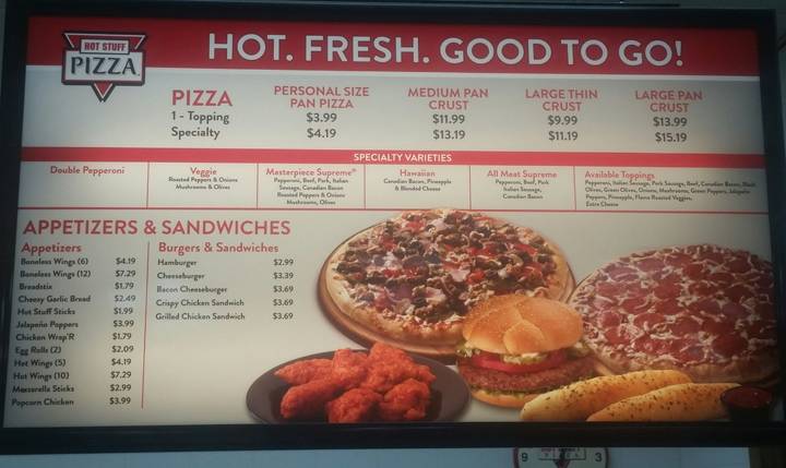 Hot Stuff Pizza | restaurant | 1045 University Ave, Henry, IL 61537, USA | 3093644555 OR +1 309-364-4555