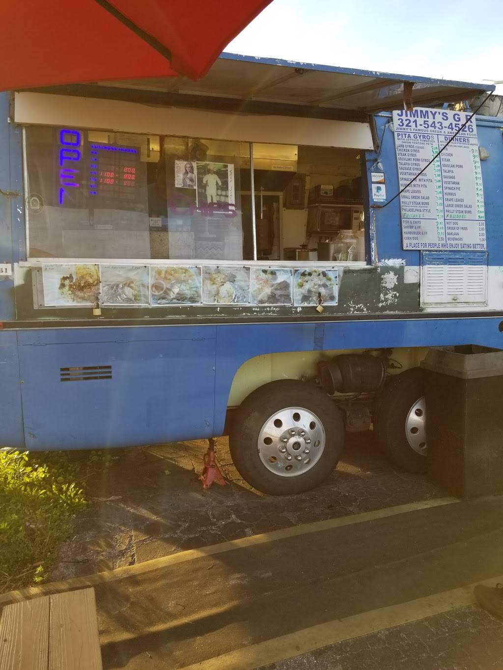 Jimmys Gyros | restaurant | 750 E Eau Gallie Blvd, Satellite Beach, FL 32937, USA | 3215573109 OR +1 321-557-3109