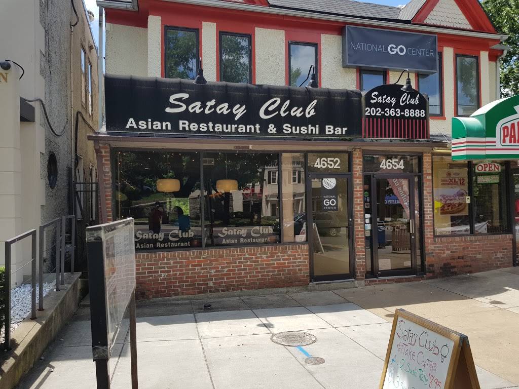 Satay Club Asian Restaurant & Sushi Bar | restaurant | 4654 Wisconsin Ave NW, Washington, DC 20016, USA | 2023638888 OR +1 202-363-8888