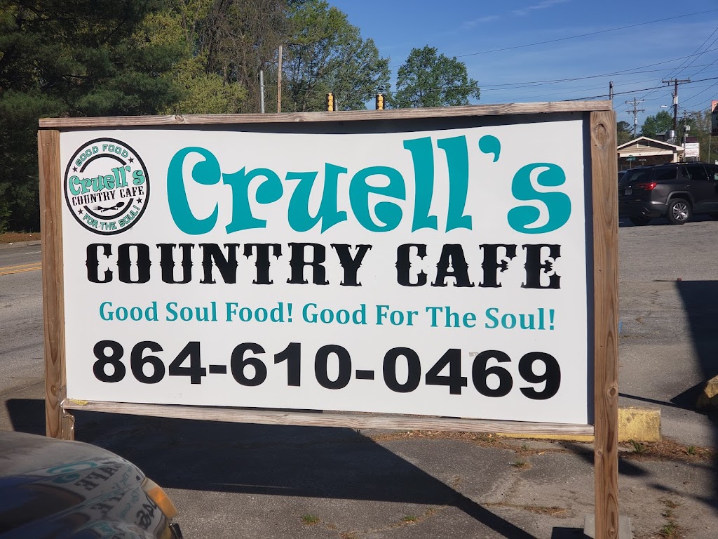 Cruells Country | restaurant | 2824 Geer Hwy, Slater-Marietta, SC 29661, USA | 8646100469 OR +1 864-610-0469