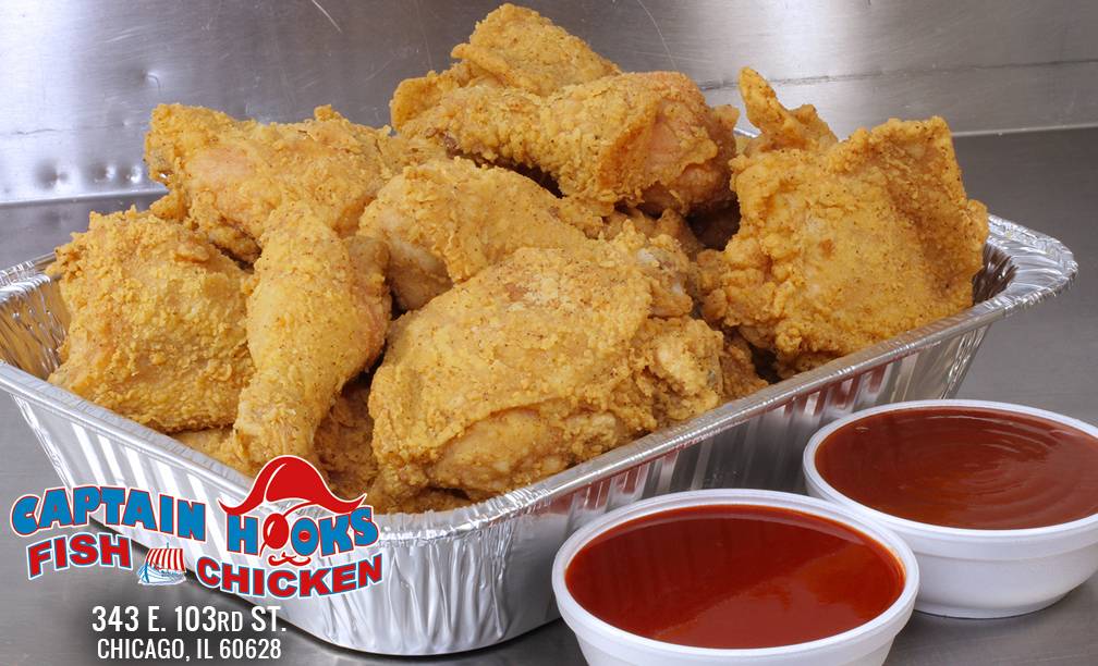 Captain Hooks Fish & Chicken on 103rd | restaurant | 343 E 103rd St, Chicago, IL 60628, USA | 7732316363 OR +1 773-231-6363