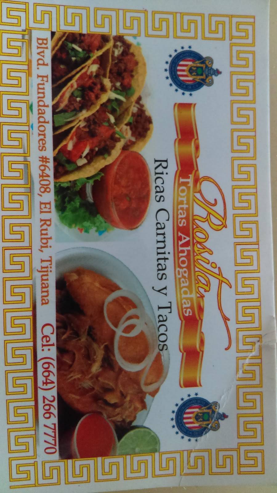 Tortas Ahogadas La Rosita | restaurant | Blvd. Fundadores 1, El Rubi, 22626 Tijuana, B.C., Mexico | 016642667770 OR +52 664 266 7770