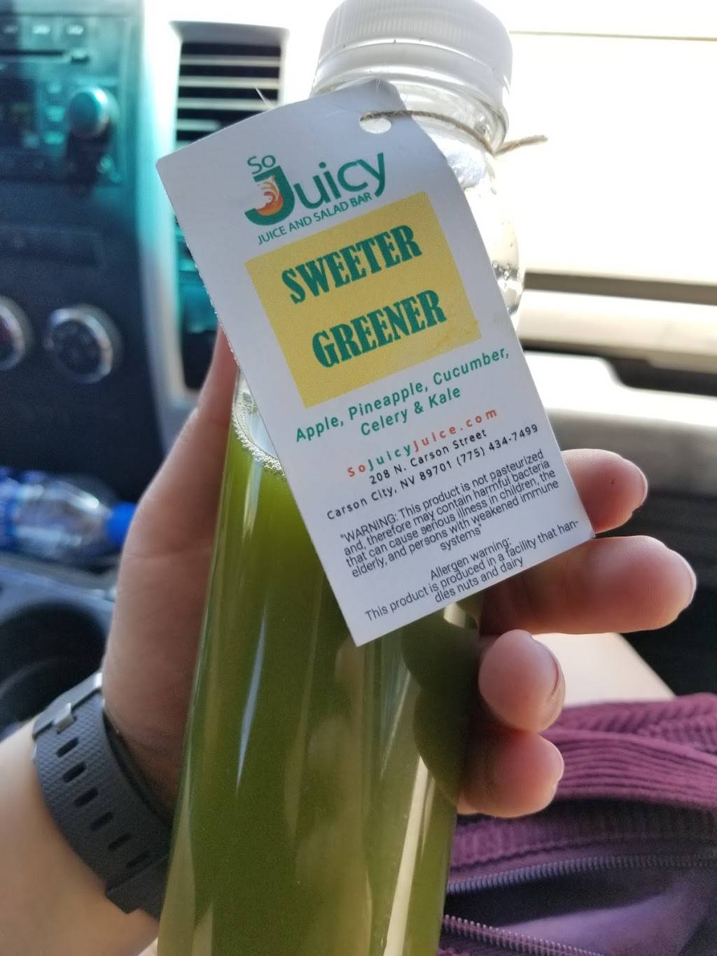 So Juicy- Juice & Salad Bar | cafe | 208 N Carson St, Carson City, NV 89701, USA | 7754347499 OR +1 775-434-7499