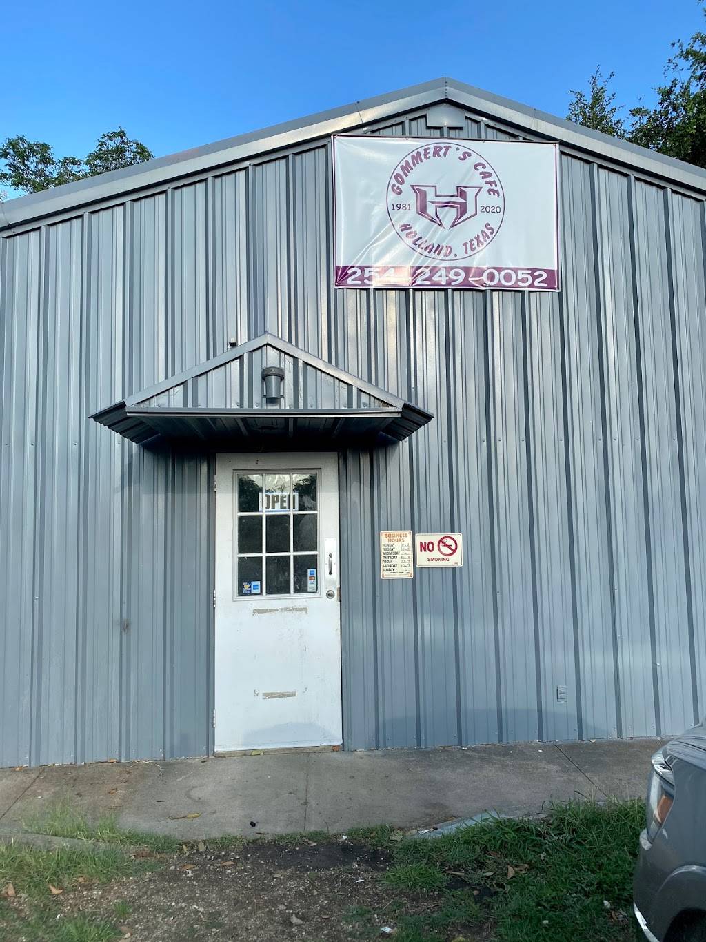 Gommert’s Cafe | restaurant | 408 N Franklin St, Holland, TX 76534, USA | 2542490052 OR +1 254-249-0052