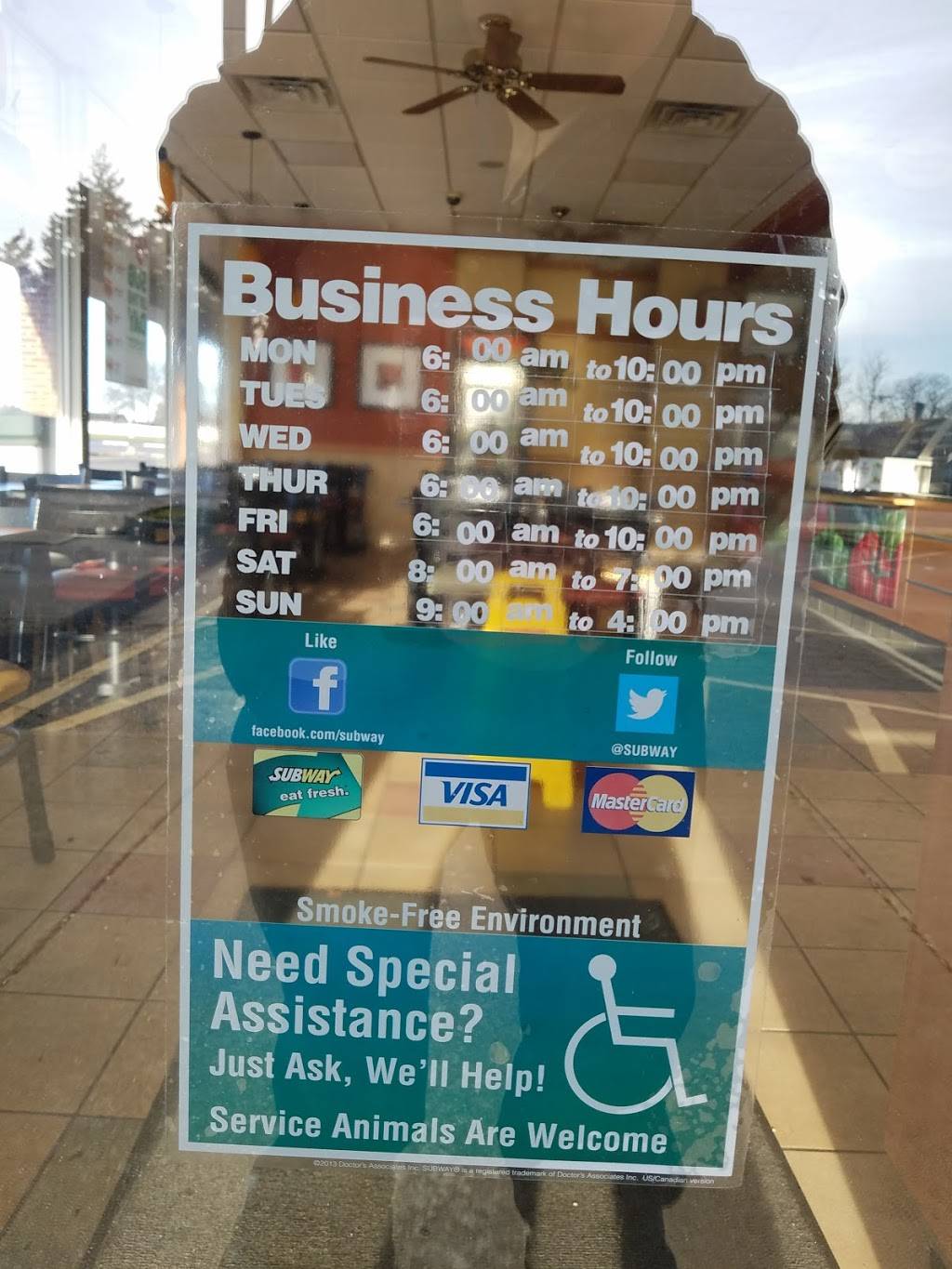 Subway Restaurants | restaurant | 572 E Devon Ave, Elk Grove Village, IL 60007, USA | 8474729300 OR +1 847-472-9300