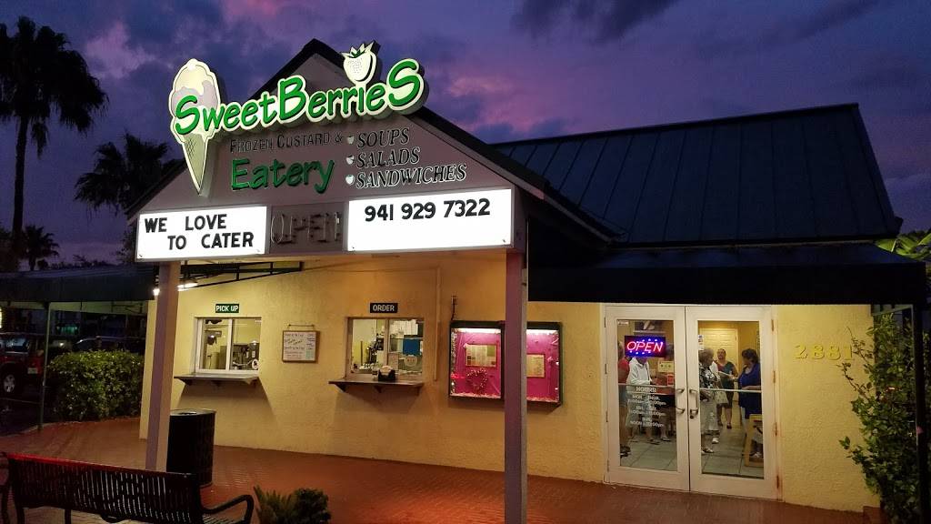 Sweetberries Frozen Custard | restaurant | 2881 Clark Rd # 25, Sarasota, FL 34231, USA | 9419297322 OR +1 941-929-7322