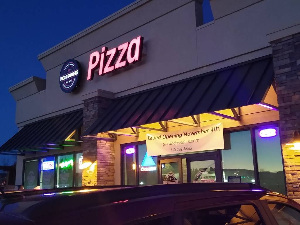 Colorado Springs Pies and Grinders | restaurant | 5490 Powers Center Point #180, Colorado Springs, CO 80920, USA | 7192826888 OR +1 719-282-6888
