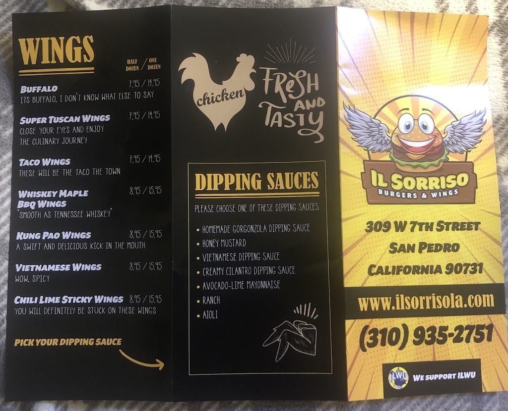 IL SORRISO | restaurant | 309 W 7th St, San Pedro, CA 90731, USA | 3109352751 OR +1 310-935-2751