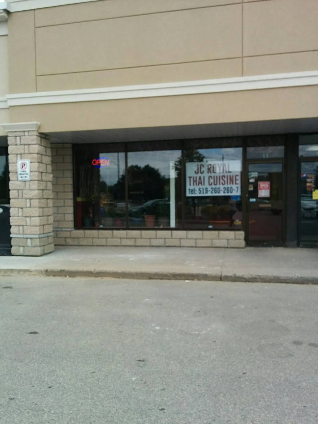 J.C. Royal Thai Cuisine | restaurant | 100 Jamieson Pkwy Unit #11, Cambridge, ON N3C 4B3, Canada | 5192602607 OR +1 519-260-2607