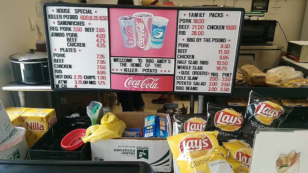 BBQ ANDYS | restaurant | 106A Karen Dr, Soddy-Daisy, TN 37379, USA | 4233322011 OR +1 423-332-2011