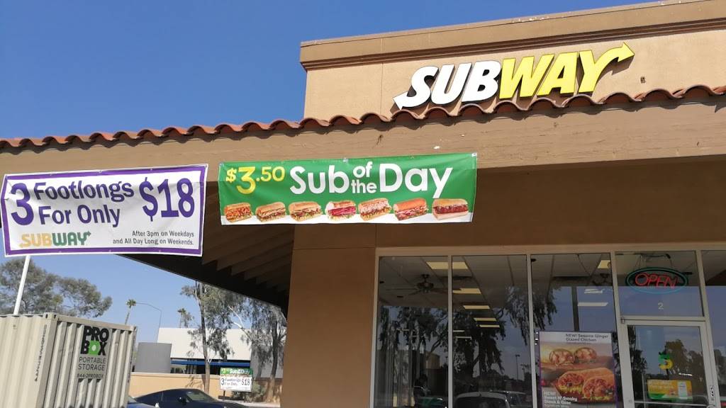 Subway | restaurant | Main Street Marketplace, 1911 W Main St #1, Mesa, AZ 85201, USA | 4809641901 OR +1 480-964-1901