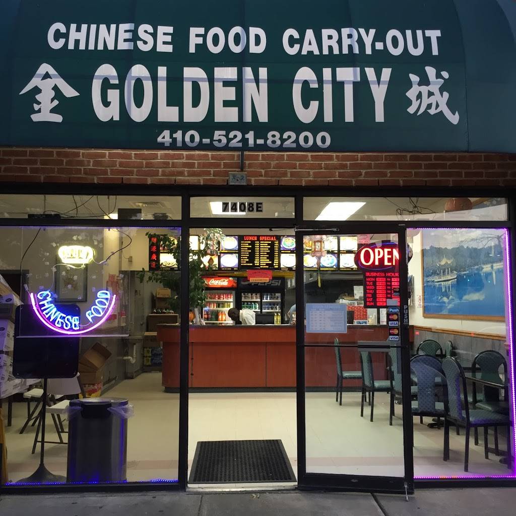 Golden City Restaurant | restaurant | 7408 Windsor Mill Rd, Windsor Mill, MD 21244, USA | 4105218200 OR +1 410-521-8200
