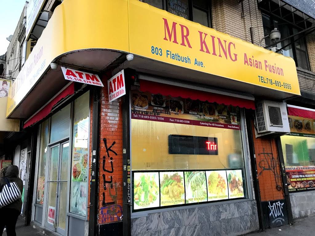 MR KING Asian Fusion | restaurant | 803 Flatbush Ave, Brooklyn, NY 11226, USA | 7186935555 OR +1 718-693-5555