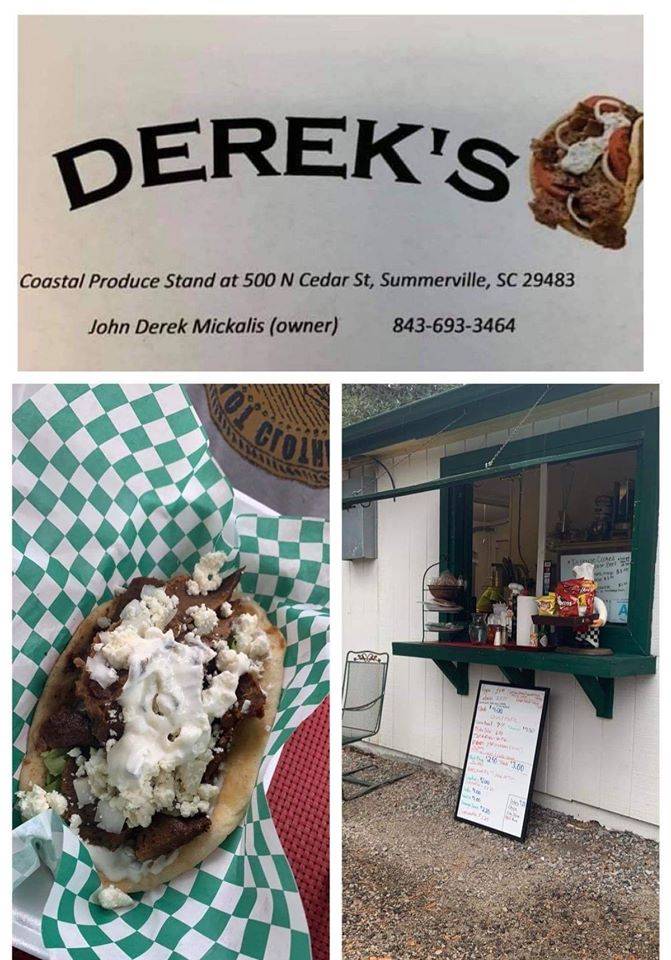 Dereks @ Coastal Produce Stand | restaurant | 500 N Cedar St, Summerville, SC 29483, USA | 8436933464 OR +1 843-693-3464