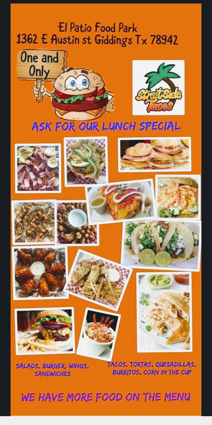 El Patio Food Truck Park | restaurant | 1362 E Austin St, Giddings, TX 78942, USA | 9793250475 OR +1 979-325-0475