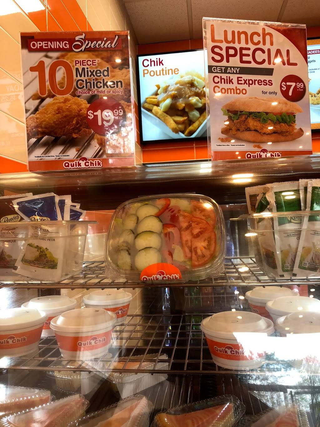 Quik Chik - Hamilton | meal delivery | 1331 Main St W, Hamilton, ON L8S 1C6, Canada | 9055280608 OR +1 905-528-0608