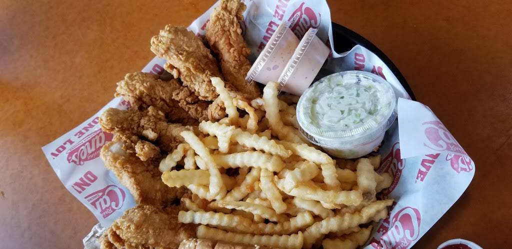 Raising Canes Chicken Fingers | meal takeaway | 2586 E League City Pkwy, League City, TX 77573, USA | 2815354784 OR +1 281-535-4784