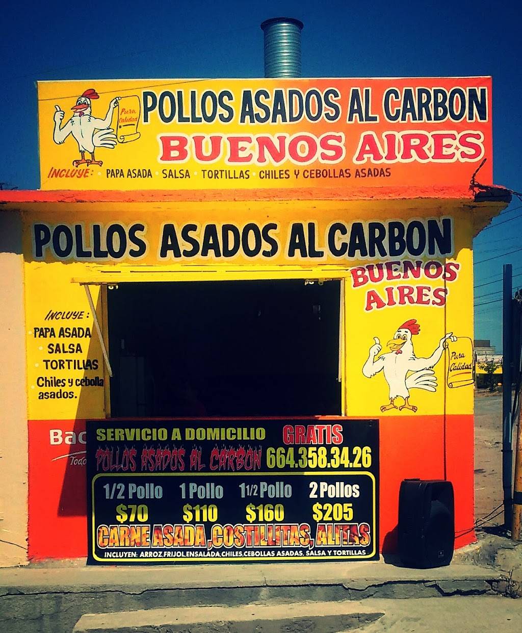 Pollos Buenos Aires Al Carbon | restaurant | 22200, Calle San Quintín 20233, Buenos Aires Nte., 22200 Tijuana, B.C., Mexico | 016643583426 OR +52 664 358 3426