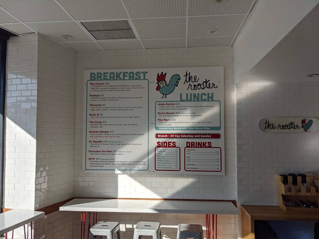 The Rooster | restaurant | 8809 W Pico Blvd, Los Angeles, CA 90035, USA | 4242781839 OR +1 424-278-1839