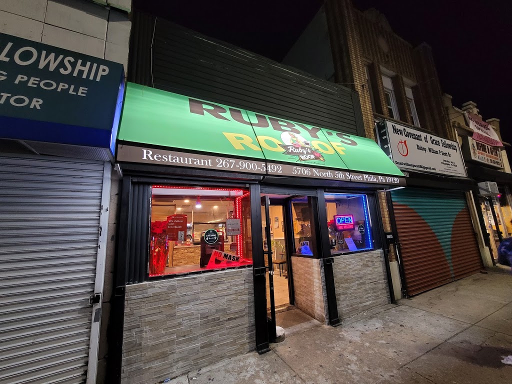 Rubys Roof Jamaican Restaurant | restaurant | 5706 N 5th St, Philadelphia, PA 19120, USA | 2679005492 OR +1 267-900-5492