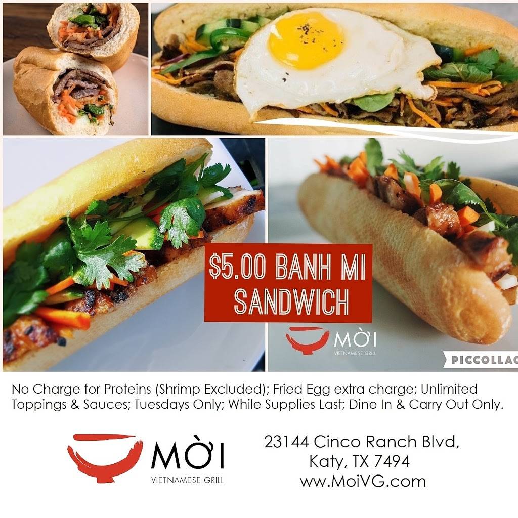 Moi Vietnamese Grill | restaurant | 23144 Cinco Ranch Blvd #C, Katy, TX 77494, USA | 3463077923 OR +1 346-307-7923